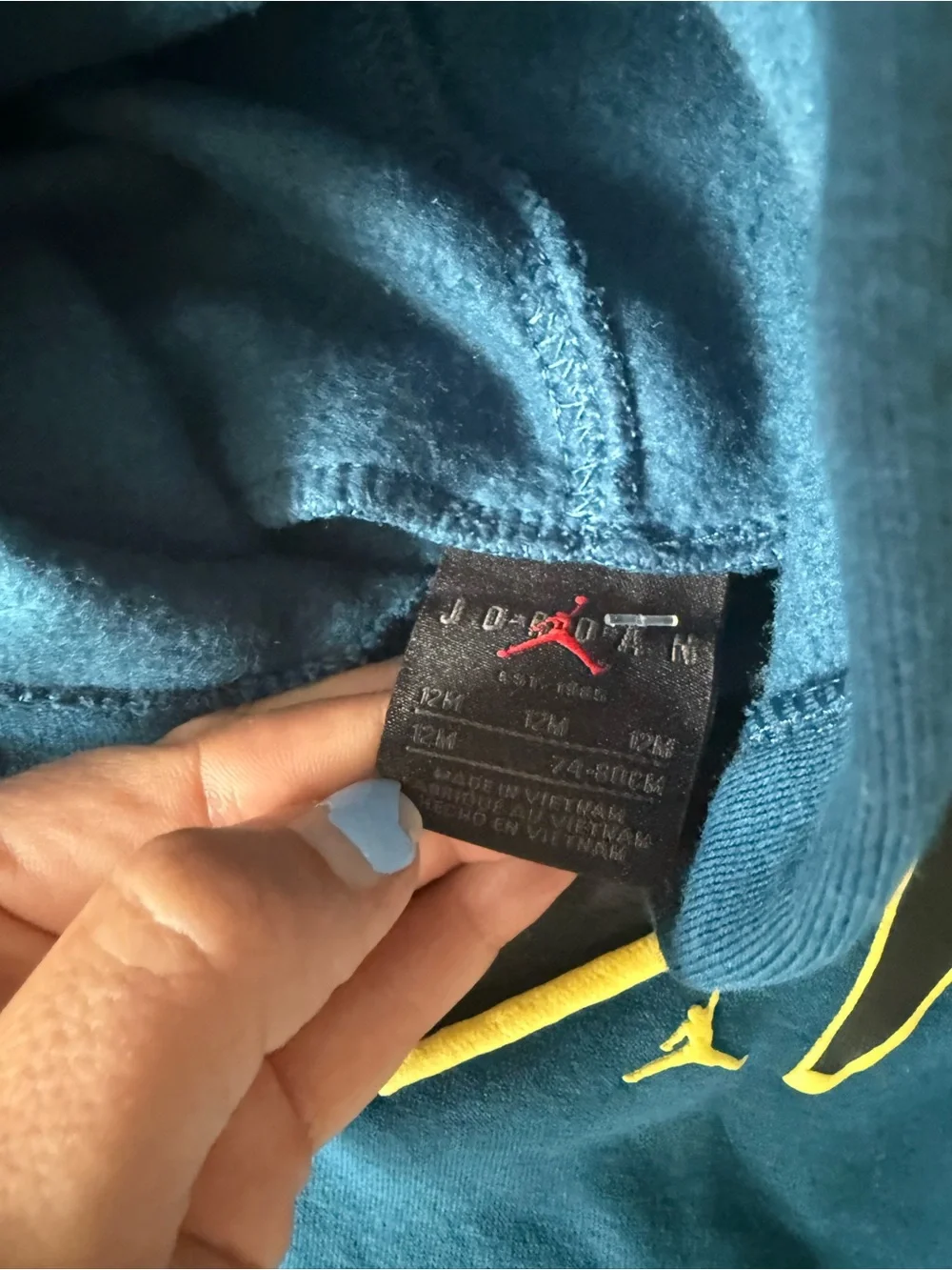 Jordan 23 Hooded Sweatshirt - Size 12 Months